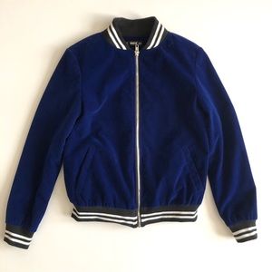 SHEIN Royal Blue Collegiate Varsity Jacket XS